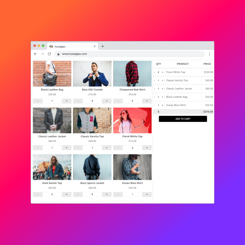 Bulk Order Form Section