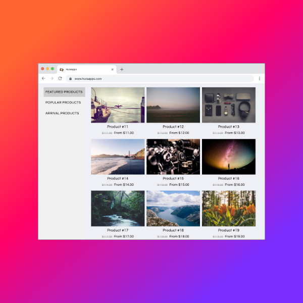 Product Gallery List Section